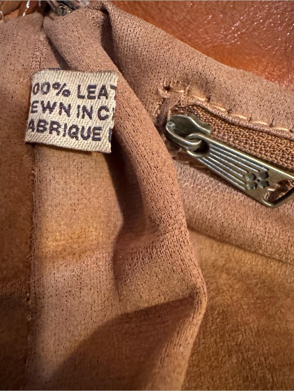 Patricia Nash Bolsena Tote Heritage Caramel Brown Leather Shoulder Bag Purse - Picture 12 of 15
